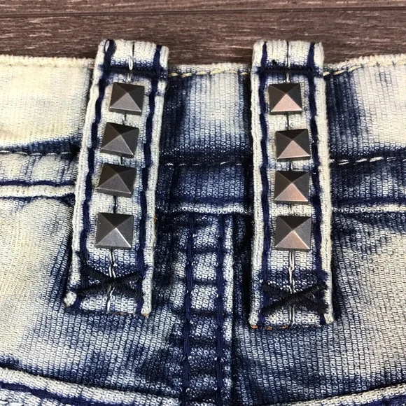 Rock Revival Jacoby Men's Attire Straight Denim Faded Jeans Size 32 NEW